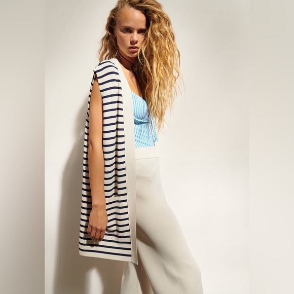 Zara striped knit vest - Picture 3 of 3